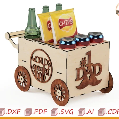 Carrito De Cerveza Y Dulces Para Papa Creativo Digital